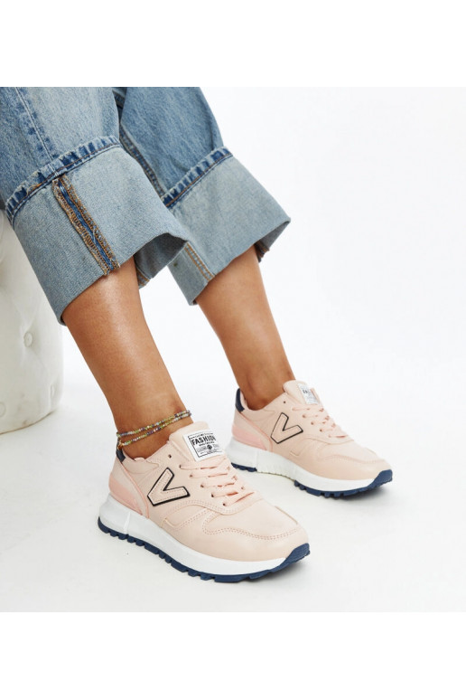 Ružové sneakersy na hrubšej podrážke...