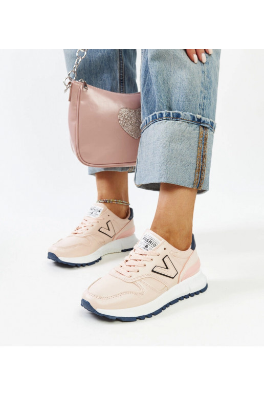 Ružové sneakersy na hrubšej podrážke...