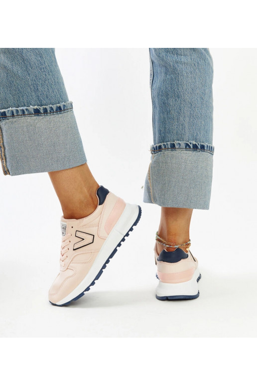 Ružové sneakersy na hrubšej podrážke...