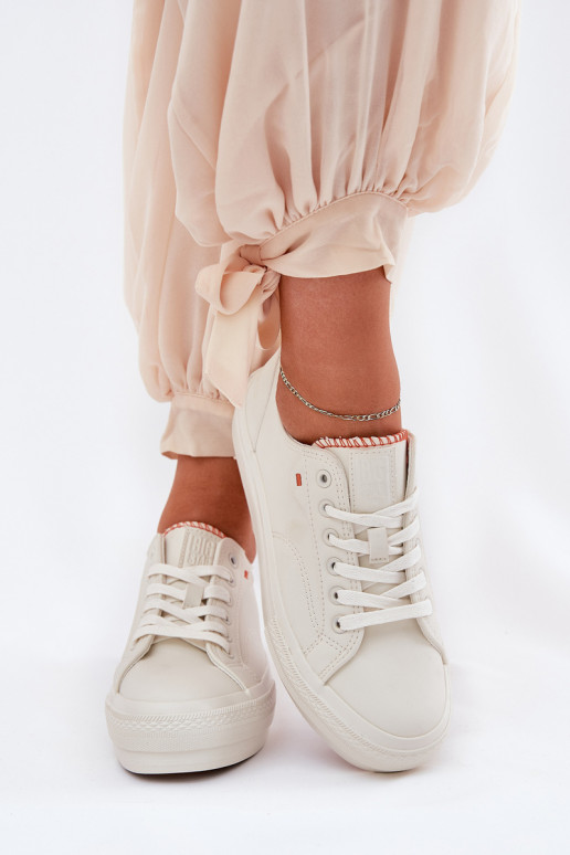 Bežná obuv s platformou z eko kože Big Star RR274A297 slonovina Bežná obuv s platformou z eko kože Big Star RR274A297 slonovina