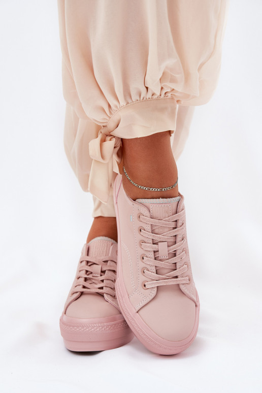 Bežná obuv s platformou z eko kože Big Star RR274A294 Ružová Bežná obuv s platformou z eko kože Big Star RR274A294 Ružová