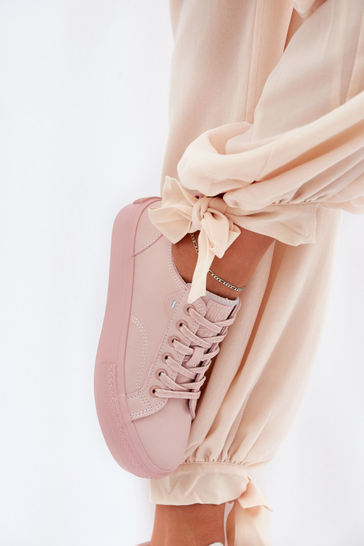 Bežná obuv s platformou z eko kože Big Star RR274A294 Ružová Bežná obuv s platformou z eko kože Big Star RR274A294 Ružová