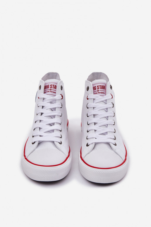 materiál Pánske topánky na voľný čas Big Star NN174305 HI-POLY SYSTEM biela farba