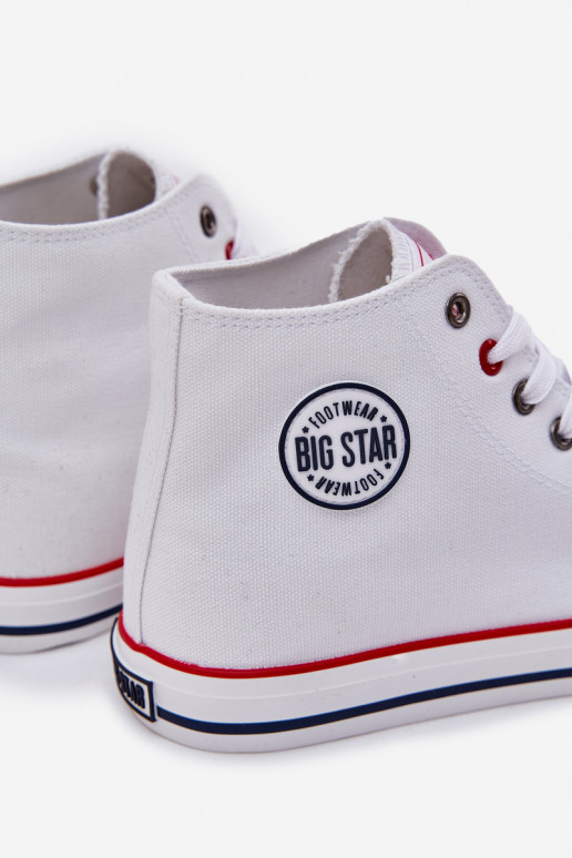 materiál Pánske topánky na voľný čas Big Star NN174305 HI-POLY SYSTEM biela farba