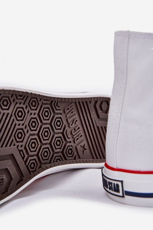 materiál Pánske topánky na voľný čas Big Star NN174305 HI-POLY SYSTEM biela farba