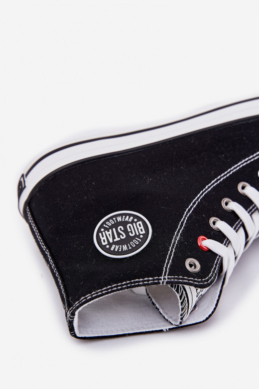 materiál Pánske topánky na voľný čas Big Star NN174304 HI-POLY SYSTEM čierna