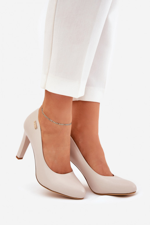 Vysoké podpätky Sergio Leone v šedej farbe Campbell