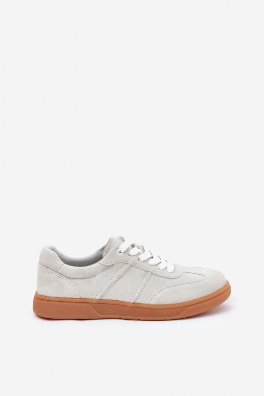 zo semišu Nízka Tenisky model obuvi Dámske sivá Paliana