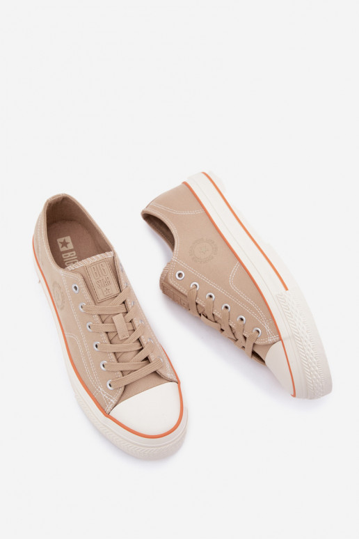 Pánske topánky na voľný čas s platformou Big Star RR174323 béžová