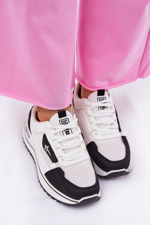 tenisky Dámske s platformou Big Star RR274A223 HI-POLY SYSTEM biely-čierna tenisky Dámske s platformou Big Star RR274A223 HI-POLY SYSTEM biely-čierna