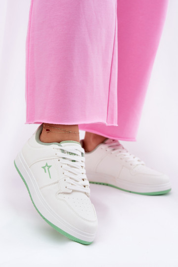 Dámske biele tenisky Big Star RR274A246, Hi-Poly systém