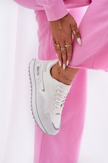 Tenisky model obuvi Dámske Big Star RR274A213 HI-POLY SYSTEM biela farba 2