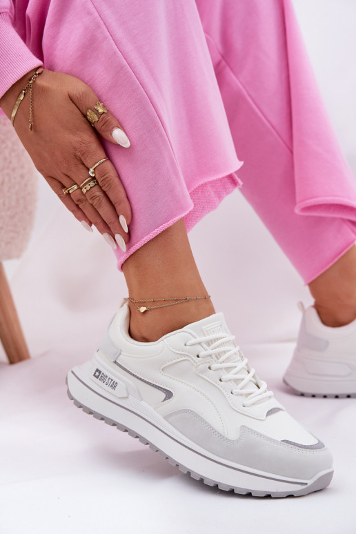 Tenisky model obuvi Dámske Big Star RR274A213 HI-POLY SYSTEM biela farba Tenisky model obuvi Dámske Big Star RR274A213 HI-POLY SYSTEM biela farba