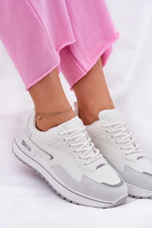 Tenisky model obuvi Dámske Big Star RR274A213 HI-POLY SYSTEM biela farba Tenisky model obuvi Dámske Big Star RR274A213 HI-POLY SYSTEM biela farba