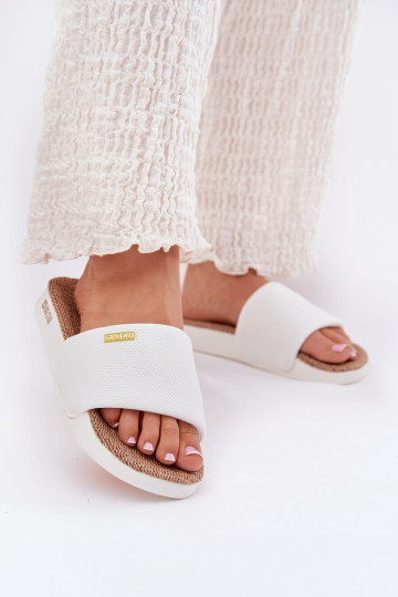 Dámske papuče Big Star RR274A103 biela farba 2