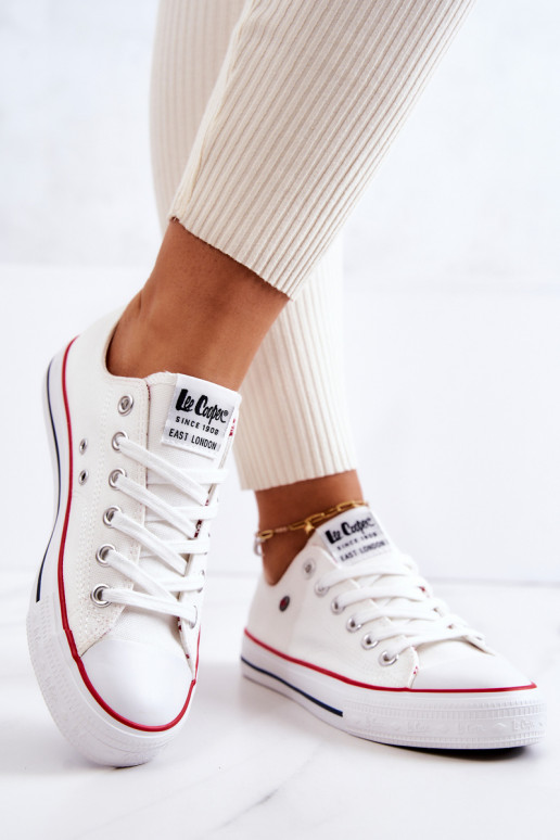 Dámske Topánky Lee Cooper LCIN-22-31-0875L biela farba Dámske Topánky Lee Cooper LCIN-22-31-0875L biela farba