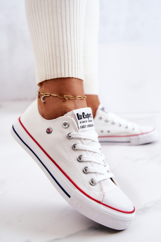 Dámske Topánky Lee Cooper LCIN-22-31-0875L biela farba Dámske Topánky Lee Cooper LCIN-22-31-0875L biela farba