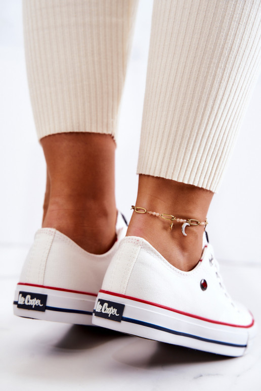 Dámske Topánky Lee Cooper LCIN-22-31-0875L biela farba Dámske Topánky Lee Cooper LCIN-22-31-0875L biela farba