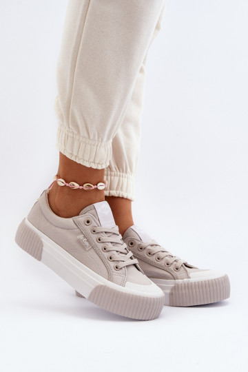 Bežná obuv Zapnuté hrubej podrážke Lee Cooper LCIN-24-31-2178 sivá