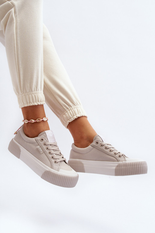 Bežná obuv Zapnuté hrubej podrážke Lee Cooper LCIN-24-31-2178 sivá