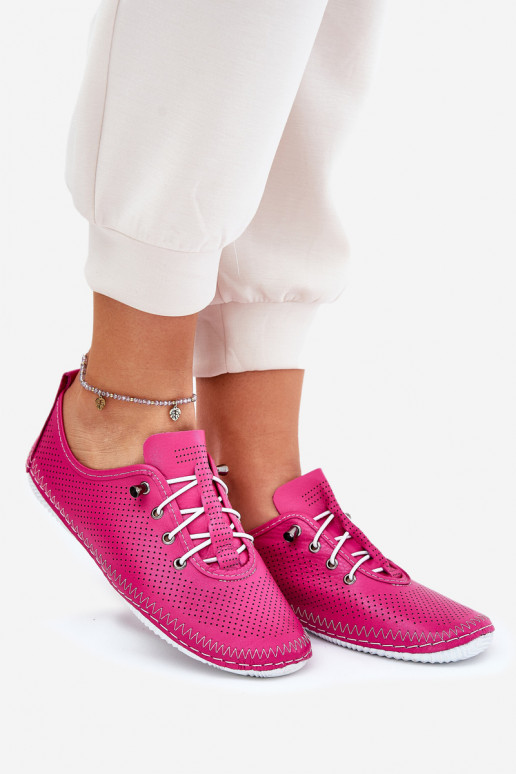 topánky Dámske Vyrobené z prírodnej kože Artiker 54C0830 Ružová