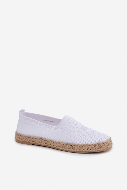 Dámske espadrilky S vrkočom Vinceza 13624 biela farba
