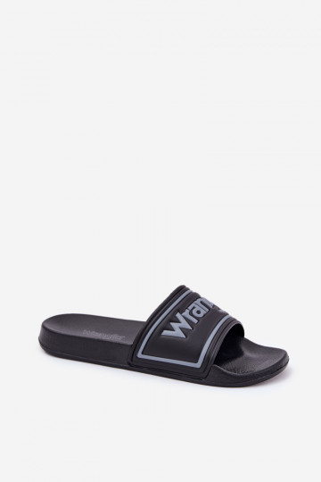 Pánske čierne šľapky Wrangler Averell Slider Men Loin 20251042.25Y