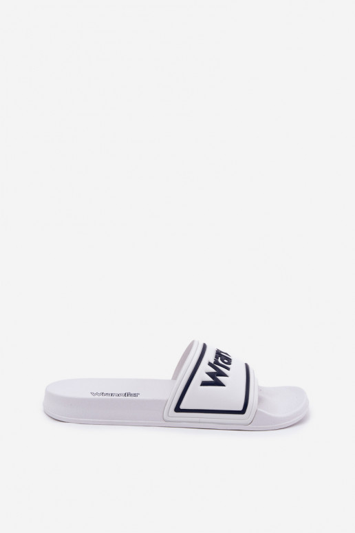 Papuče pánske INRANGLER AVERELL SLIDER MEN LOIN 20251042.1FG biela farba