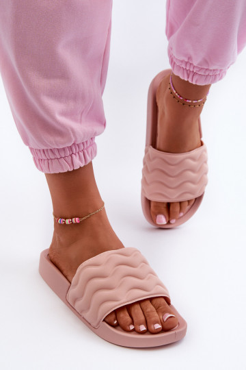 Jednoduché Dámske papuče Zapnuté Basen Svetlo ružový odtieň Beliordia