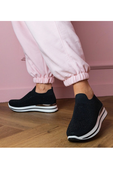 Čierne dámske športové...