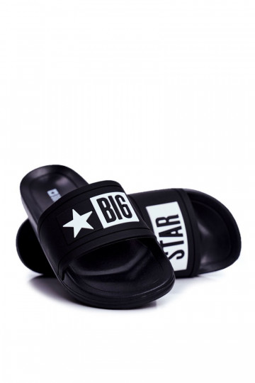 Čierne detské šľapky Big Star DD374150 2