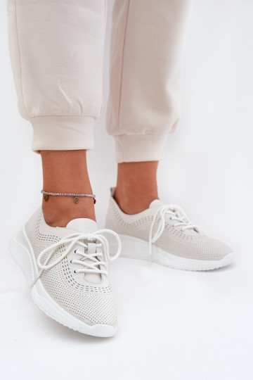 Kožené tenisky Dámske Vinceza 41472 biela farba 2