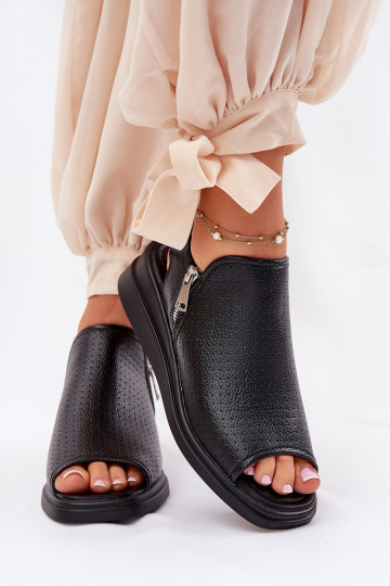 Dámske sandále Zapnuté INedge čierna Mevinette 2