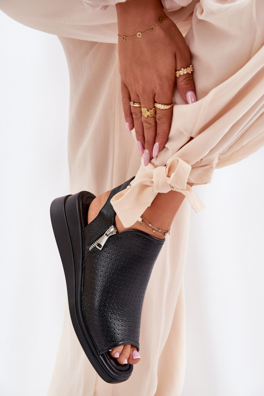 Dámske sandále Zapnuté INedge čierna Mevinette Dámske sandále Zapnuté INedge čierna Mevinette