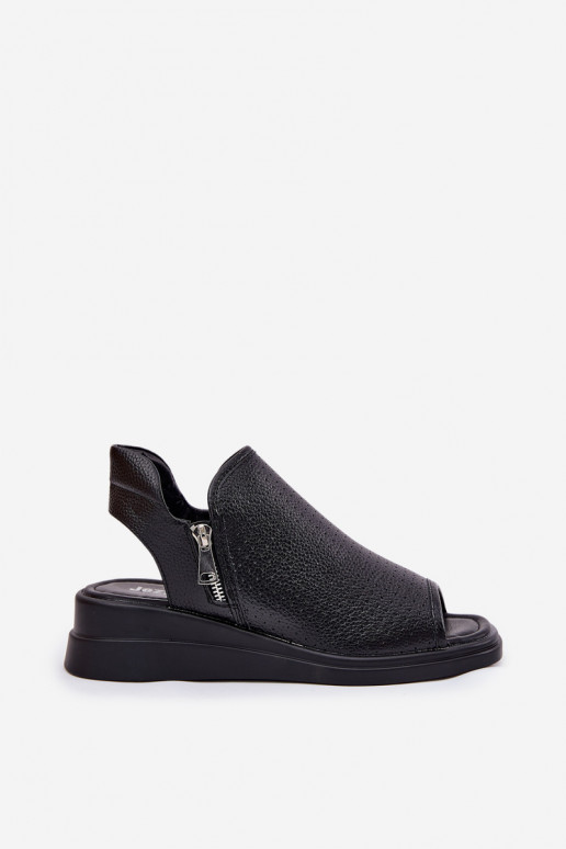 Dámske sandále Zapnuté INedge čierna Mevinette Dámske sandále Zapnuté INedge čierna Mevinette