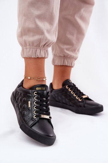 Bežná obuv z eko kože Big Star RR274323 čierna