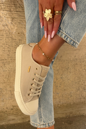 materiál Bežná obuv Big Star RR274767 béžová