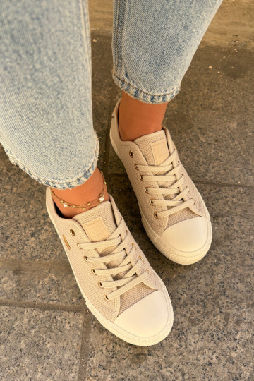 materiál Bežná obuv Big Star RR274767 béžová 2