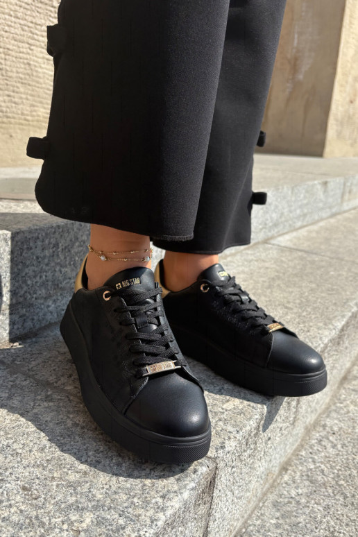 Tenisky model obuvi Dámske z eko kože Big Star RR274257 čierna Tenisky model obuvi Dámske z eko kože Big Star RR274257 čierna