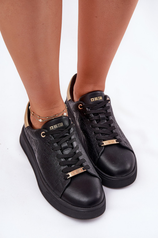 Tenisky model obuvi Dámske z eko kože Big Star RR274257 čierna Tenisky model obuvi Dámske z eko kože Big Star RR274257 čierna