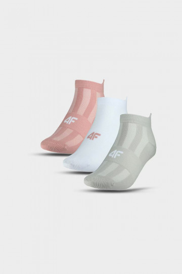 Skarpety TreningoIne Dámske 3 Páry 4FINMM00UFSOF136-90S Rôzne farby