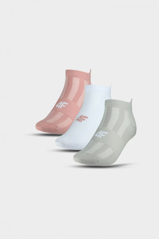 Skarpety TreningoIne Dámske 3 Páry 4FINMM00UFSOF136-90S Rôzne farby Skarpety TreningoIne Dámske 3 Páry 4FINMM00UFSOF136-90S Rôzne farby