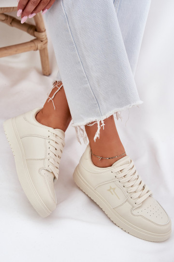 Tenisky model obuvi Dámske Big Star RR274A243 HI-POLY SYSTEM béžová