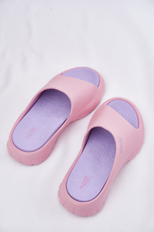 Ľahké papuče Dámske papuče Big Star RR274A587 Ružová Ľahké papuče Dámske papuče Big Star RR274A587 Ružová