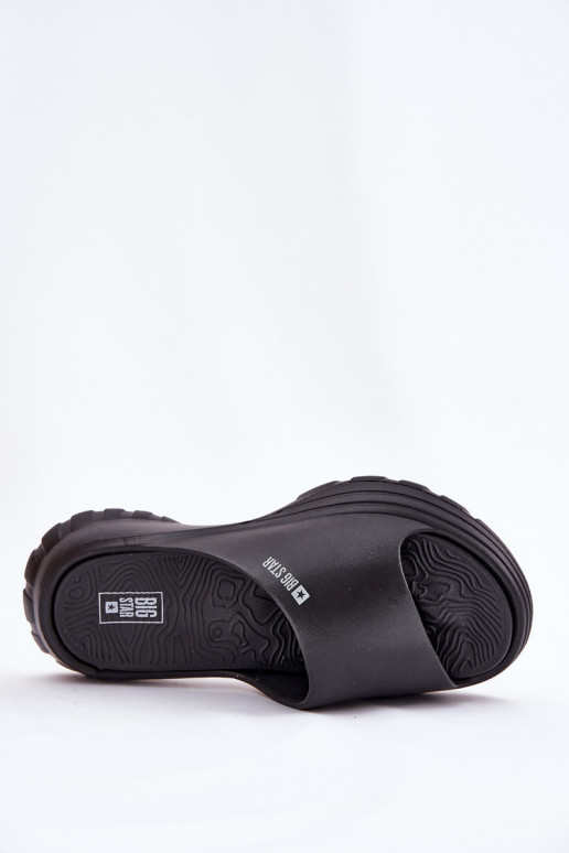 Ľahké papuče Dámske papuče Big Star RR274A577 čierna Ľahké papuče Dámske papuče Big Star RR274A577 čierna