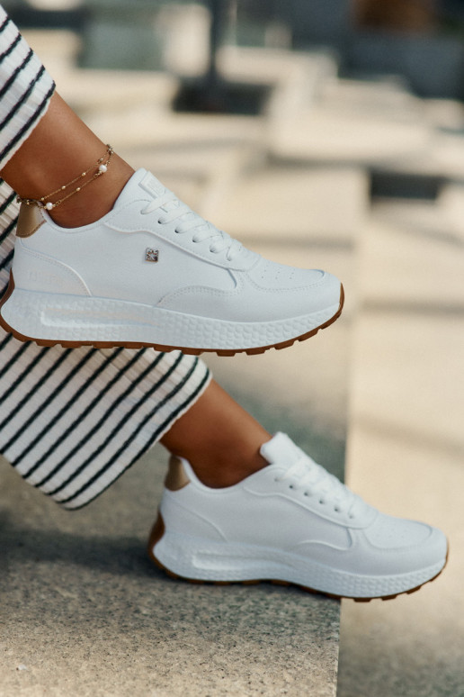 športové topánky Dámske Big Star RR274629 HI-POLY SYSTEM bielej farby