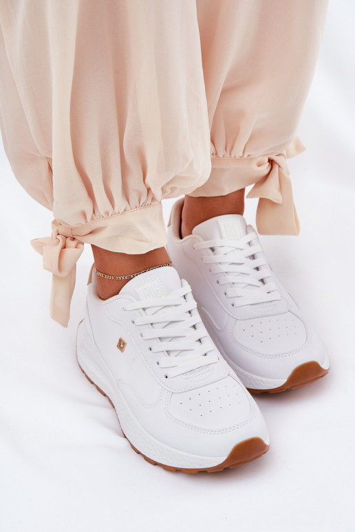 športové topánky Dámske Big Star RR274629 HI-POLY SYSTEM bielej farby