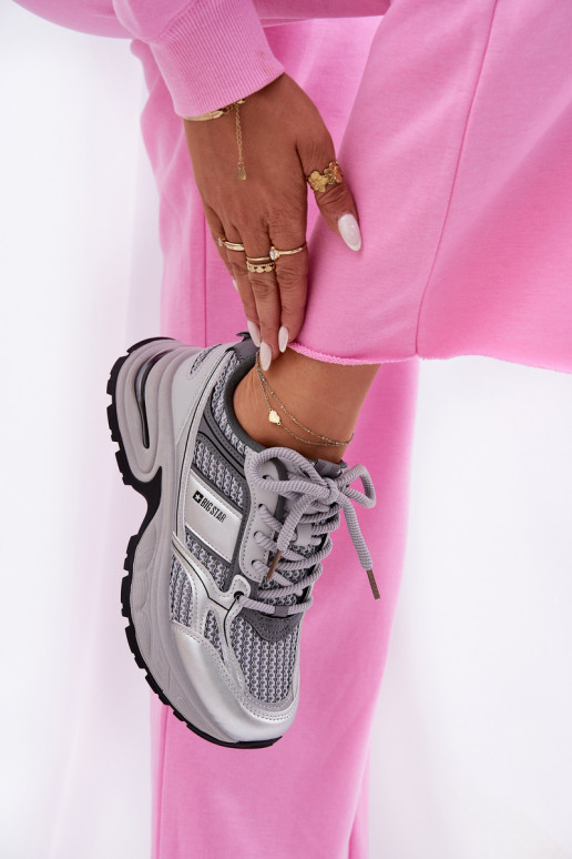 Mäkké šedé tenisky Big Star RR274A193