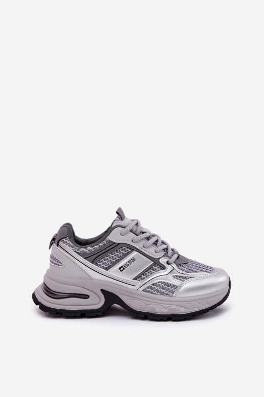 Mäkké šedé tenisky Big Star RR274A193