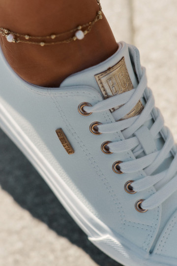 Mäkké biele voľnočasové topánky z umelej kože Big Star RR274748 2